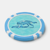 Blue Wolf Pokerchips (Einzeln)