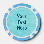 Blue Wolf Pokerchips (Rückseite)