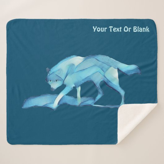 Blue Wolf Sherpadecke (Vorderseite (Horizontal))