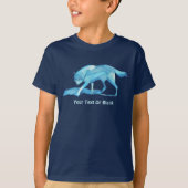 Blue Wolf T-Shirt (Vorderseite)