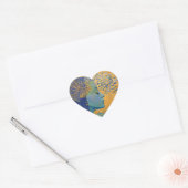 Blue Woman Heart Sticker (Umschlag)