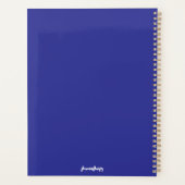 Blue Woman Let Go Of Control Planner Planer (Rückseite)