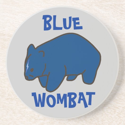 Blue Wombat Sandstone Untersetzer (Vorne)