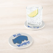 Blue Wombat Sandstone Untersetzer (Seite)