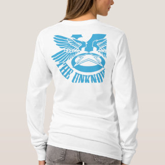 Blue Womens Angepasst Hoody