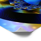 Blue Wonder Poster (Ecke)