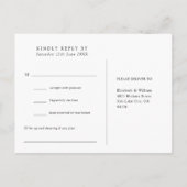 Blue Wood String Lights Song Request UAWG Postcard Einladungspostkarte (Rückseite)