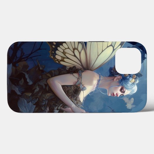 Blue Woodland Faiasy Fantasy Art Case-Mate iPhone Hülle (Rückseite (Horizontal))