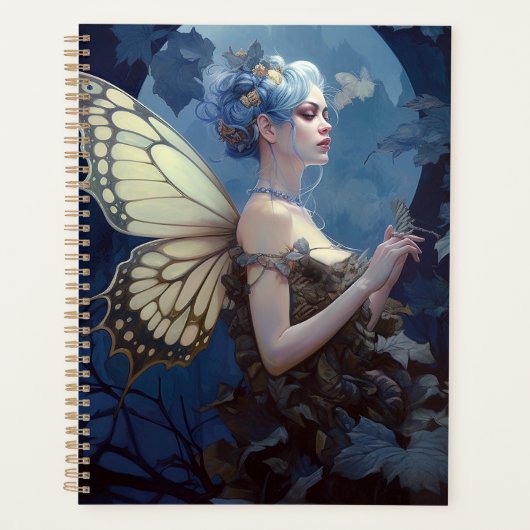 Blue Woodland Faiasy Fantasy Art Planer (Vorderseite)
