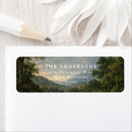 Blue woodland Wedding Vintage Tapestry elegant