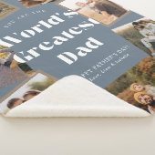 Blue World's Greatest Dad 7 Photo Collage Sherpadecke (3/4)