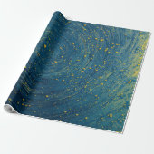 Blue Wrapping Paper | Solid Blue Gift Wrap Geschenkpapier (Ungerollt)