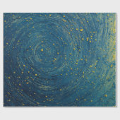 Blue Wrapping Paper | Solid Blue Gift Wrap Geschenkpapier (Flach)