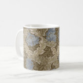 Blue Wreath Pattern (von William Morris) Kaffeetasse (Vorderseite Links)