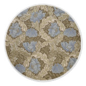 Blue Wreath Pattern (von William Morris) Keramikknauf (Vorderseite)