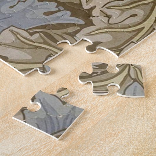 Blue Wreath Pattern (von William Morris) Puzzle (Seite)