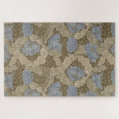Blue Wreath Pattern (von William Morris) Puzzle (Horizontal)