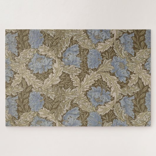 Blue Wreath Pattern (von William Morris) Puzzle (Horizontal)