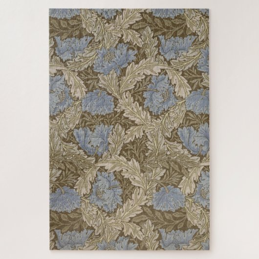 Blue Wreath Pattern (von William Morris) Puzzle (Vertikal)