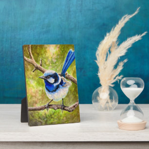 Blue Wren - Fotoplatte
