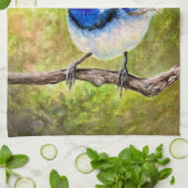 Blue Wren - Geschirrtuch (Gefaltet)