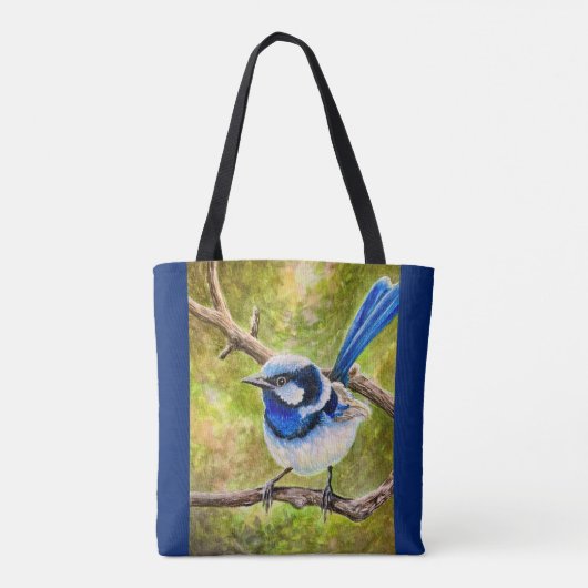 Blue Wren - Tasche (Rückseite)