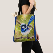 Blue Wren - Tasche (Von Nahem)