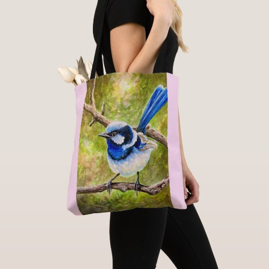 Blue Wren - Tasche (Von Nahem)