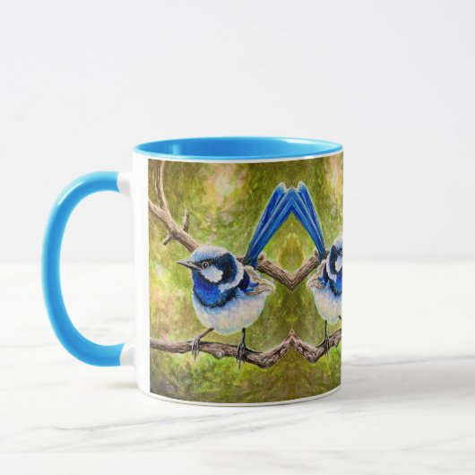 Blue Wren - Tasse (Links)
