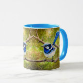 Blue Wren - Tasse (VorderseiteRechts)