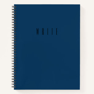 Blue Write Journal-Notebook Notizblock