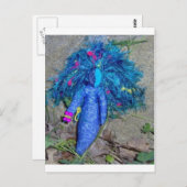 Blue Xavychup Goddess Doll Postkarte (Vorne/Hinten)