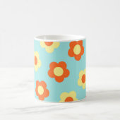 Blue Y2K Wildblume Bold Retro Spring Kitchen Kaffeetasse (Mittel)