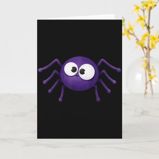 Blue Y Sder Halloween Karte (Gelbe Blume)