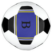 Blue Yelllow Design Fußball (Gedreht)
