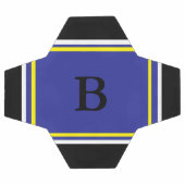 Blue Yelllow Design Fußball (Flach)