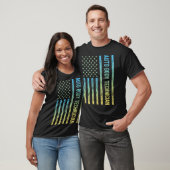 Blue Yellow Auto Body Techniker T-Shirt (Unisex)