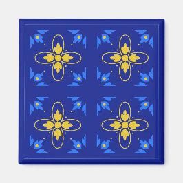 Blue & Yellow Azulejo Magnet