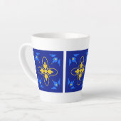 Blue & Yellow Azulejos Milchtasse (Linke Ecke)