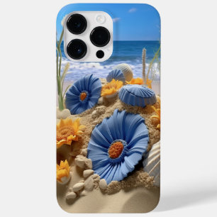 BLUE & YELLOW BLUMEN AUF EINEM SANDSTRAND Case-Mate iPhone 14 PRO MAX HÜLLE