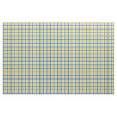 Blue & Yellow Bright Summer Gingham Kariert / Tart Stoff (Fat Quarter (45,7 x 55,9 cm))