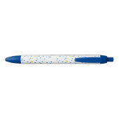 Blue Yellow Comet Meteorites Pen Kugelschreiber (Rückseite)
