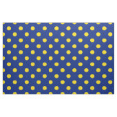 Blue Yellow Polka Dots Textile Stoff (Fat Quarter (45,7 x 55,9 cm))