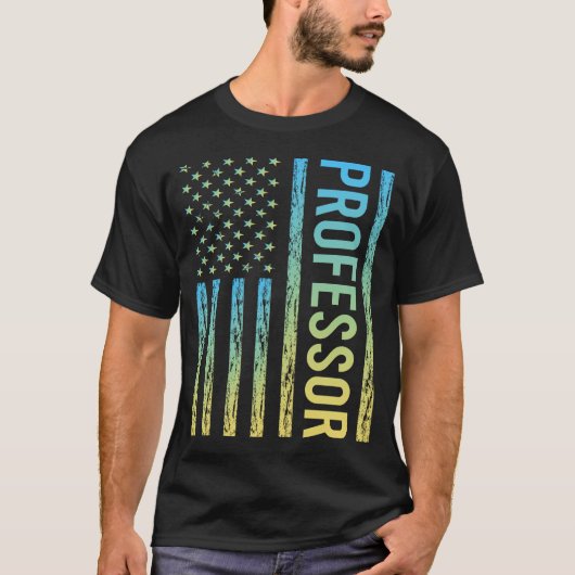 Blue Yellow Professor T-Shirt (Vorderseite)