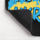 BLUE & YELLOW RETTETE UKRAINE SPLASH MOUSEPAD (Ecke)