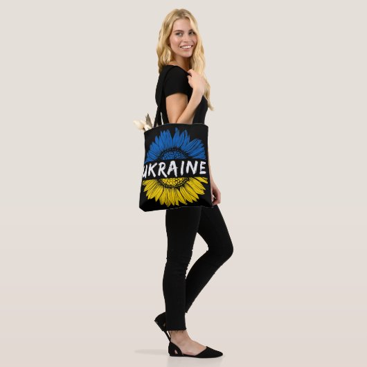 BLUE & YELLOW UKRAINE SUNFLOWER TASCHE (Am Model)