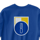 Blue-Yellow White ISD Graphic Logo Crewneck Sweatshirt