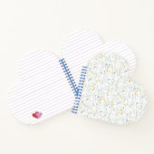 Blue Yellow Wildflower Pattern Notizblock (Innenseite)