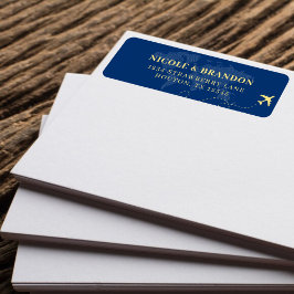 Blue & Yellow World Map Flugzeug Hochzeit in Urlau