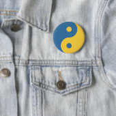 Blue & Yellow Yin und Yang Symbol Design Python Button (Beispiel)